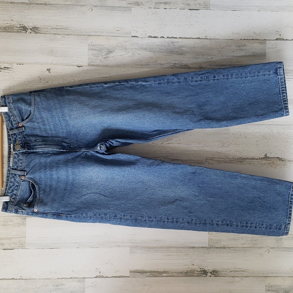 ASOS Denim high rise medium wash denim blue jeans Size 30/32